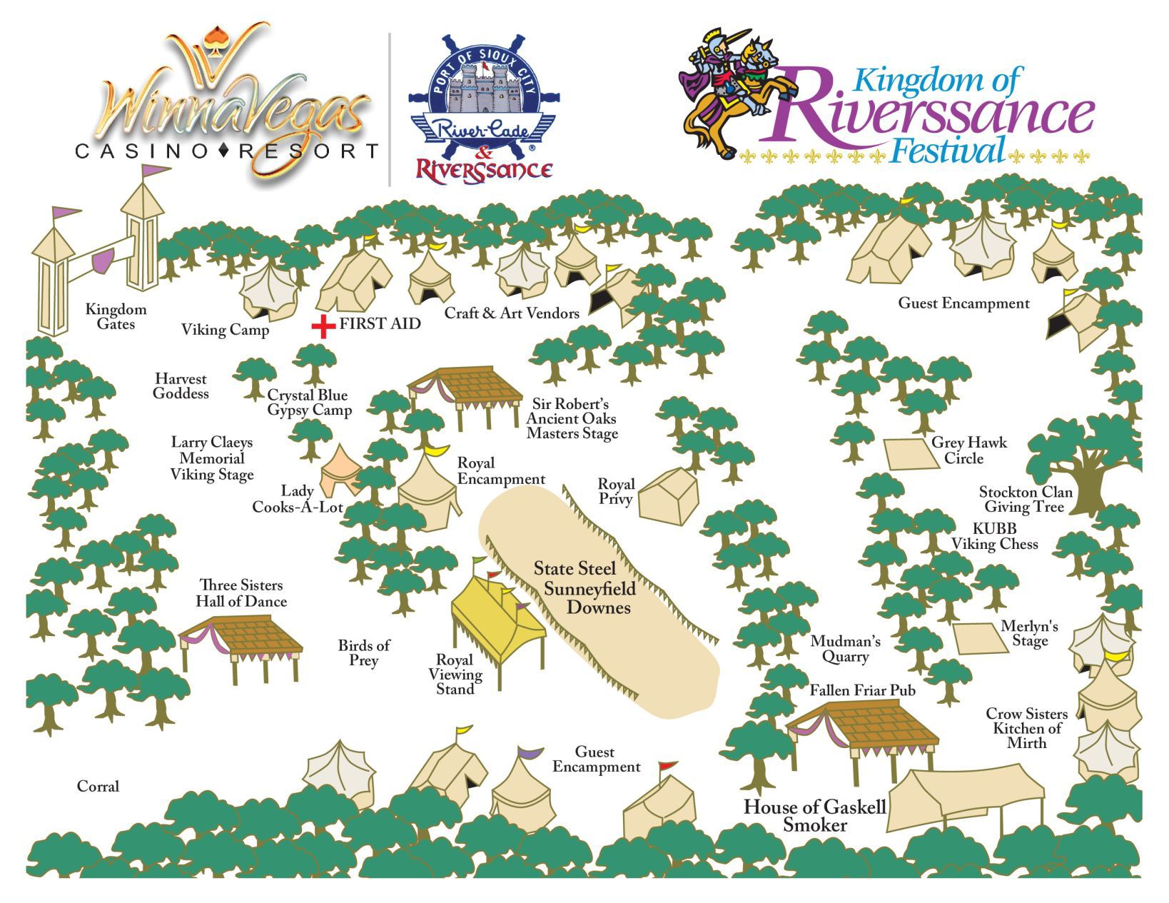 Riverssance 2018 map